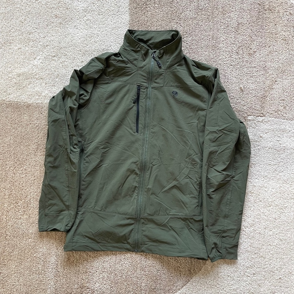 Mountain Hardwear Windbreaker Jacket – Green, Men’s Medium